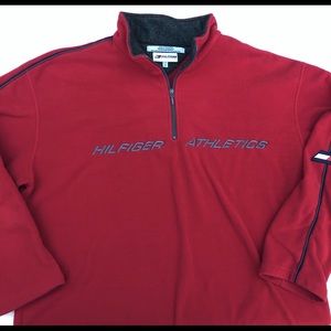 90s Tommy Hilfiger Athletics Fleece Pullover XXL